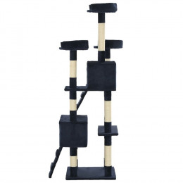 Arbre À Chat Avec Griffoirs En Sisal 170 Cm Bleu - Accessoires Pour Chats - Meubles Pour Chats - Bleu - Bleu