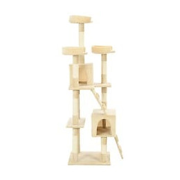 Arbre À Chat Avec Griffoirs En Sisal 170 Cm Beige - Accessoires Pour Chats - Meubles Pour Chats - Beige - Beige