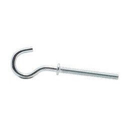 Crochet À Visser Zingué Filet Métaux Vissal 6x40mm  Lot De 3 Crochets