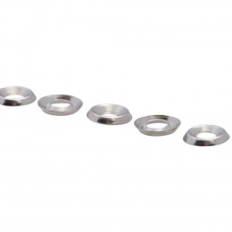 Rondelle Cuvette Nickelée Vissal 3,5x11mm Ép:1,7mm  Lot De 25 Rondelles