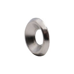 Rondelle Cuvette Nickelée Vissal 2,5x9mm Ép:1,75mm  Lot De 30 Rondelles