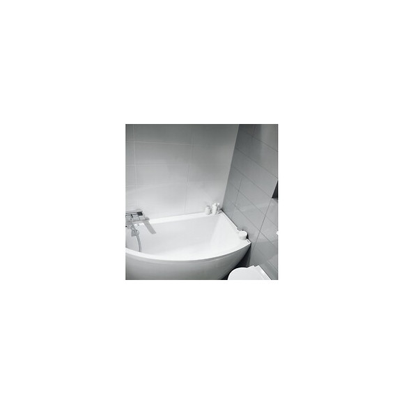 Baignoire Gain De Place Acrylique + Jupe 140*75 Droite