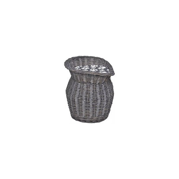 Niche En Forme D'arbre À Chat Avec Griffoir Et Coussin En Saule - Gris