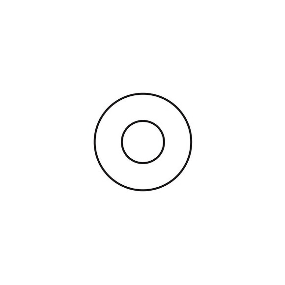 Rondelle Zinguée Type M Vissal 12x27mm Ép:2,5mm  Lot De 15 Rondelles