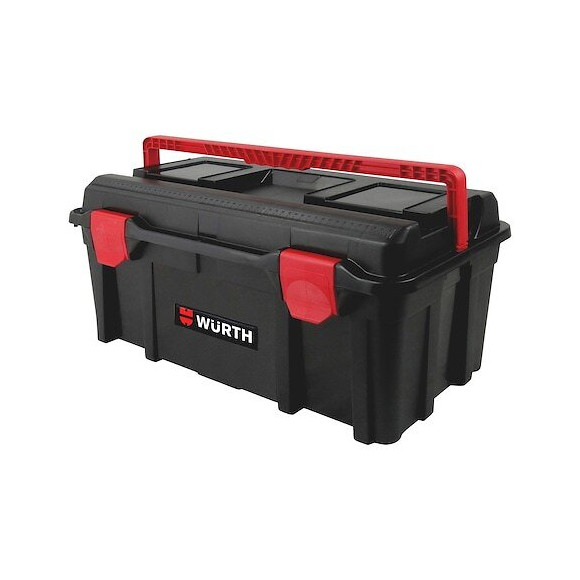 Boîte À Outils Avec Poignée En Plastique Noir