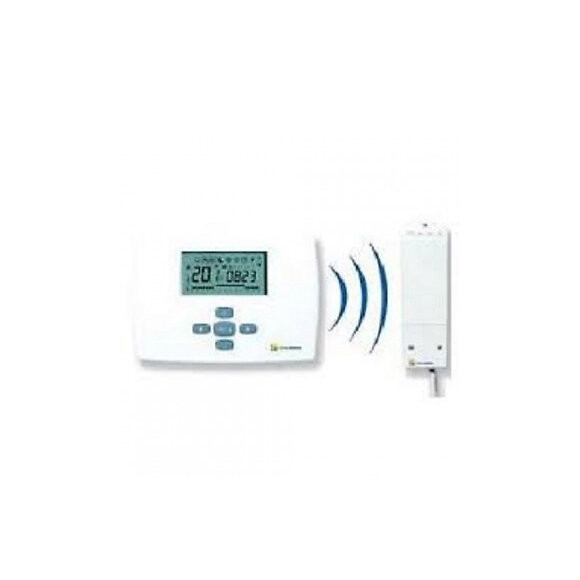 Thermostat D’ambiance Sans Fil Contact Sec Programmable Trl 7.26 Rf Elm Leblanc Compatible Toutes Chaudières
