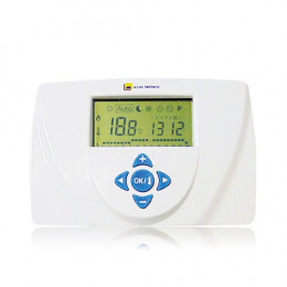 Thermostat D’ambiance Filaire Contact Sec Programmable Trl 7.26 Elm Leblanc Compatible Toutes Chaudières