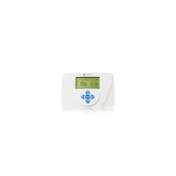 Thermostat D’ambiance Filaire Contact Sec Programmable Trl 7.26 Elm Leblanc Compatible Toutes Chaudières