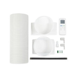 Climatiseur Mobile Ultra Silencieux Naeba - 40m² - 3.5kw/12000 Btu - Classe A - Wifi - Garantie 2 Ans - Akila