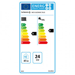 Chaudière Gaz Condensation Ballon Mcx Bic Plus De Dietrich 24 Kw Nue (sans Ventouse, Douilles Et Dosseret)