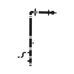 Kit Ventouse Universel Complet (sortie Façade) Poêle À Granulés Raccordement Derrière