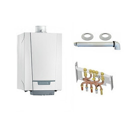 Chaudière Gaz Condensation Naneo Pmcs De Dietrich 30 Kw Complète (ventouse + Douilles + Dosseret)