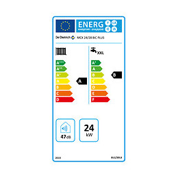 Chaudière Gaz Condensation Ballon Mcx Bic Plus De Dietrich 24 Kw Complète (ventouse + Douilles + Dosseret) Avec Thermostat Fi