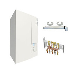 Chaudière Gaz Condensation Naema Naia 2 Micro 25 Kw Complète Propane (avec Ventouse + Douilles + Dosseret)