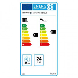 Chaudière Gaz Condensation Ballon Mcx Bic Plus De Dietrich 24 Kw Complète (ventouse + Douilles + Dosseret) Avec Thermostat Co
