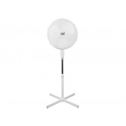 Ventilateur Sur Pied Couleur Blanche 50w Avec 3 Vitesses Et Hauteur Réglable