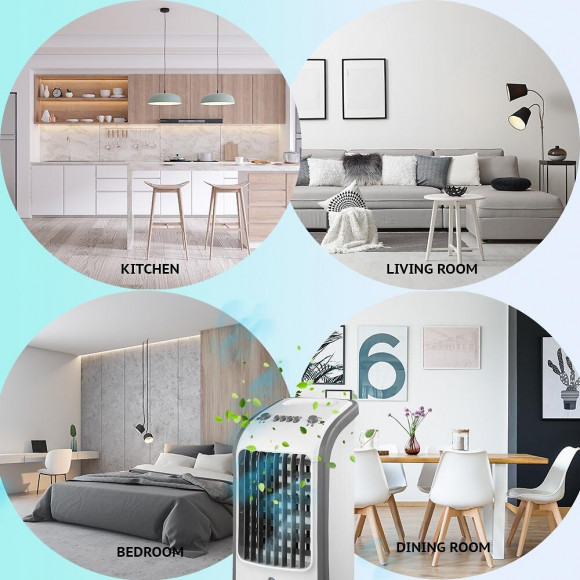 Rafraîchisseur D'air Barrow Blanc  80w