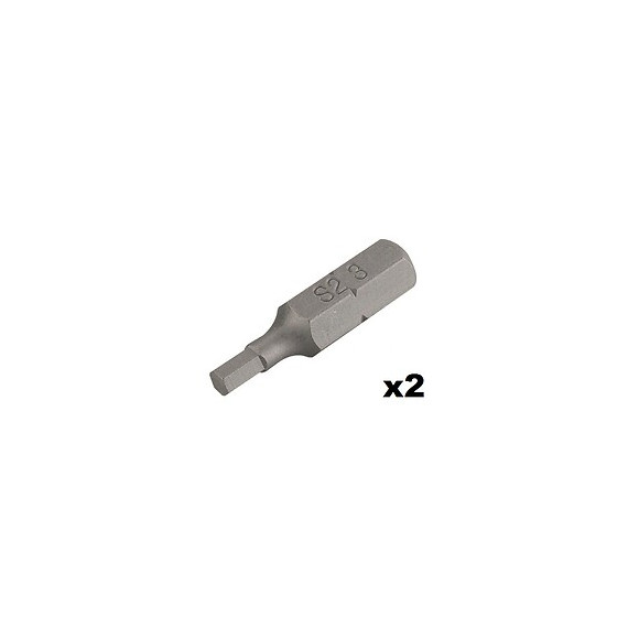 Embout De Vissage Hexagonal N°3 (25mm) - 2 Pièces