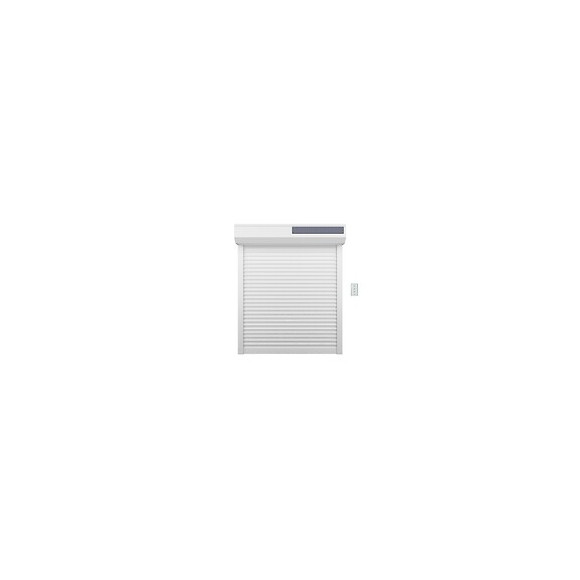 Volet Roulant Solaire H170 Cm X L150 Cm En Alu Blanc