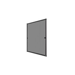 Moustiquaire Fixe Alu 150 Cm X 150 Cm, Coloris Gris