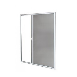 Moustiquaire Enroulable Latérale Alu H220 Cm X L160 Cm Blanc