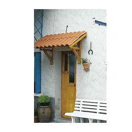 Marquise D'accueil Ossature En Bois