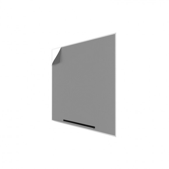 Lot De 2 Moustiquaires Fenêtre De Toit 150x150 Cm Gris