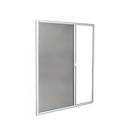 Moustiquaire Enroulable Latérale Alu H220 Cm X L130 Cm Blanc