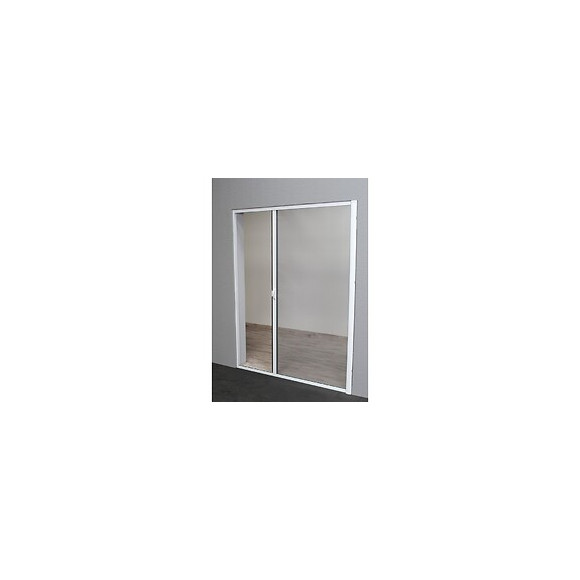 Moustiquaire Enroulable Latérale Alu H220 Cm X L130 Cm Blanc
