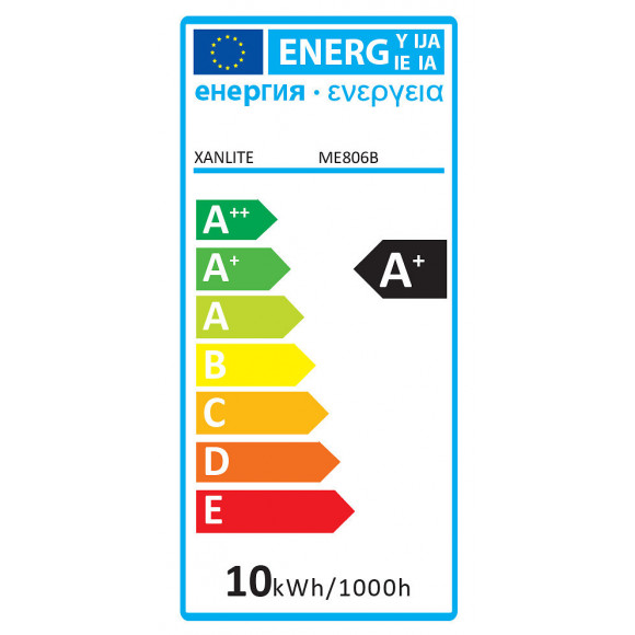 Ampoule led G95 culot E27 6W 2700K