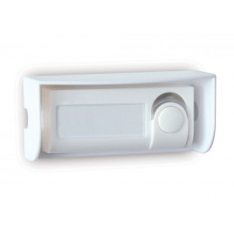 Bouton filaire ip 44 retro eclaire visiere incluse