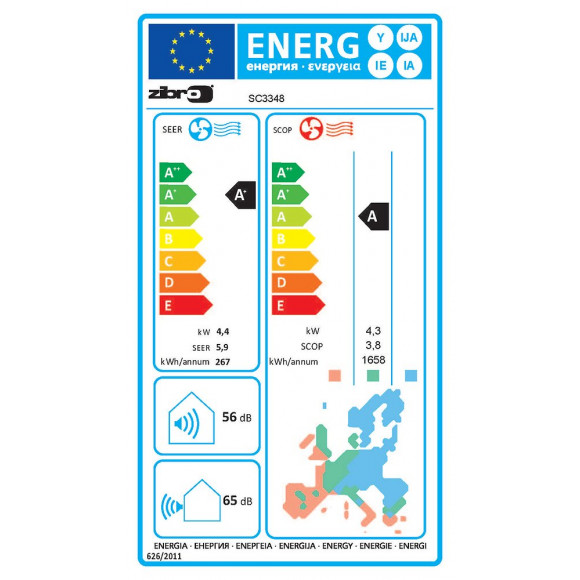 Climatiseur Fixe ZIBRO 4,5Kw