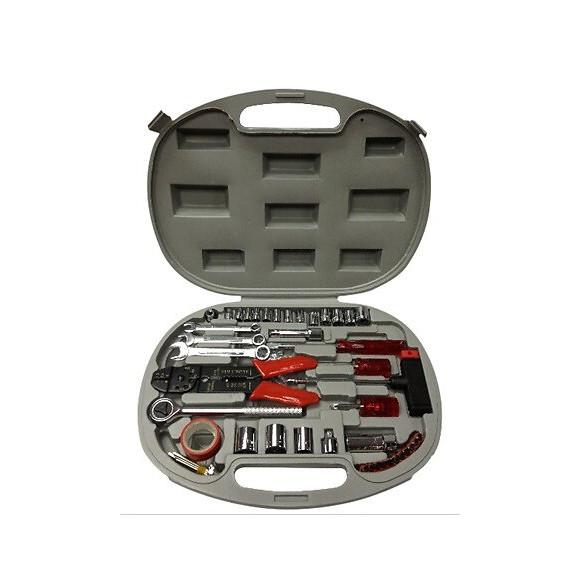 Valise 100 pièces (douilles, clés mixtes, embouts, tournevis) GO ON