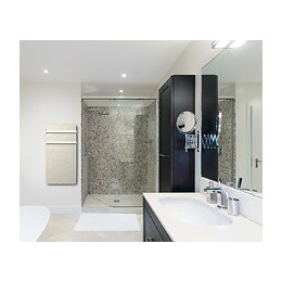 Sèche-serviettes Dual Kherr Smart MAZDA 1000W Ardoise Blanche