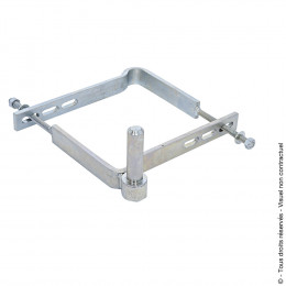 Gond à collier Longueur 80 à 100 mm zingué