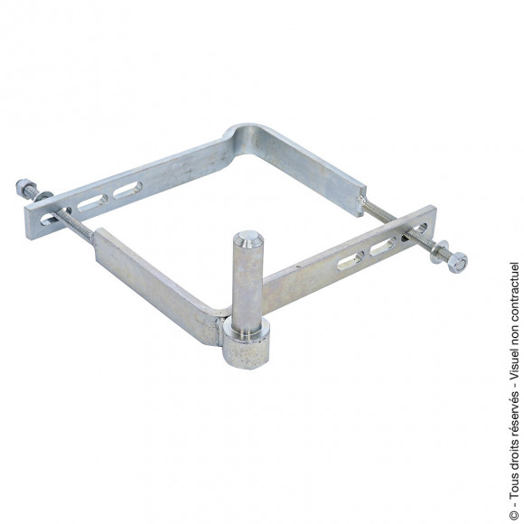 Gond à collier Longueur 80 à 100 mm zingué