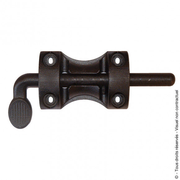 Verrou pistolet composite D.14 mm noir