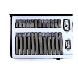 Dcraft - Jeu Mèches Spéciales - 40 Pièces - Set De Mèches Pour Desserrage Vis Spéciales - Noir