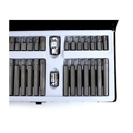 Dcraft - Jeu Mèches Spéciales - 40 Pièces - Set De Mèches Pour Desserrage Vis Spéciales - Noir