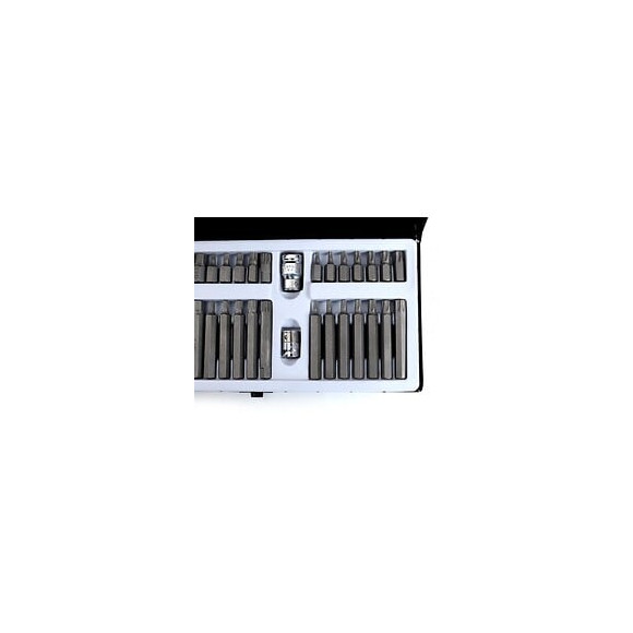 Dcraft - Jeu Mèches Spéciales - 40 Pièces - Set De Mèches Pour Desserrage Vis Spéciales - Noir