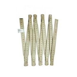 Mètre Pliant De Menuisier Bois Fischer Darex, 2 M