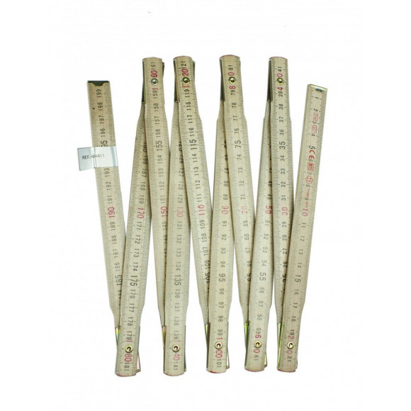 Mètre Pliant De Menuisier Bois Fischer Darex, 2 M