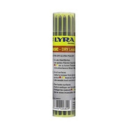 Etui De 12 Mines Lyra Dry Couleur (6 Graphites, 3 Rouges, 3 Jaunes)