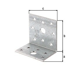 Équerre D'assemblage Galva Zinguée Sendzimir 40x60x60