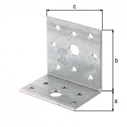 Équerre D'assemblage Galva Zinguée Sendzimir 40x60x60
