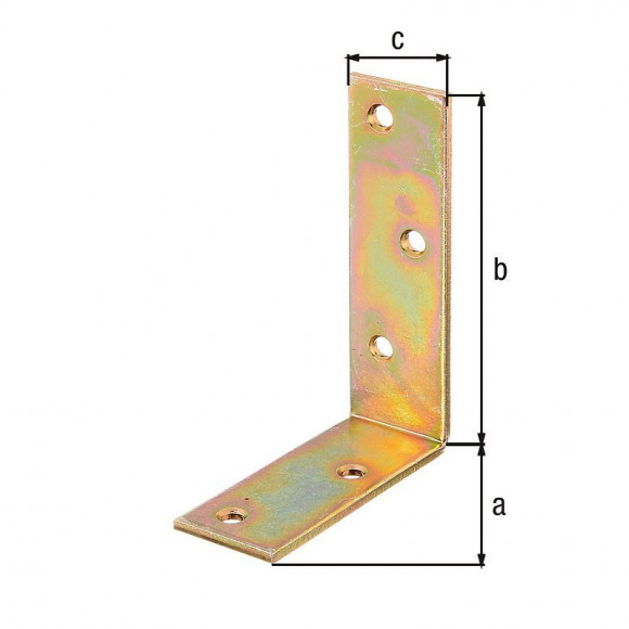 Équerre Poutre Bichro 75x100x30