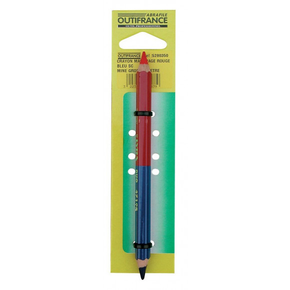 Crayon Double De Marquage Rouge/bleu