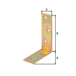 Équerre Poutre Bichro 75x100x30