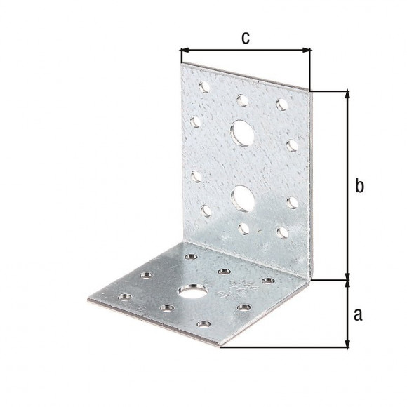 Équerre D'assemblage Galva Zinguée Sendzimir 60x80x60