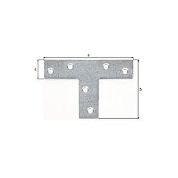Platine D'assemblage Galva Zinguée Sendzimir 70x50x16